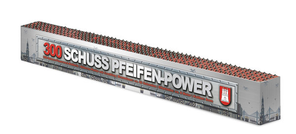 300 Schuss Pfeifen Power Heuler-Batterie MIT Crackling !